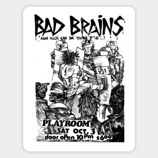 Bad Brains Punk Flyer Magnet